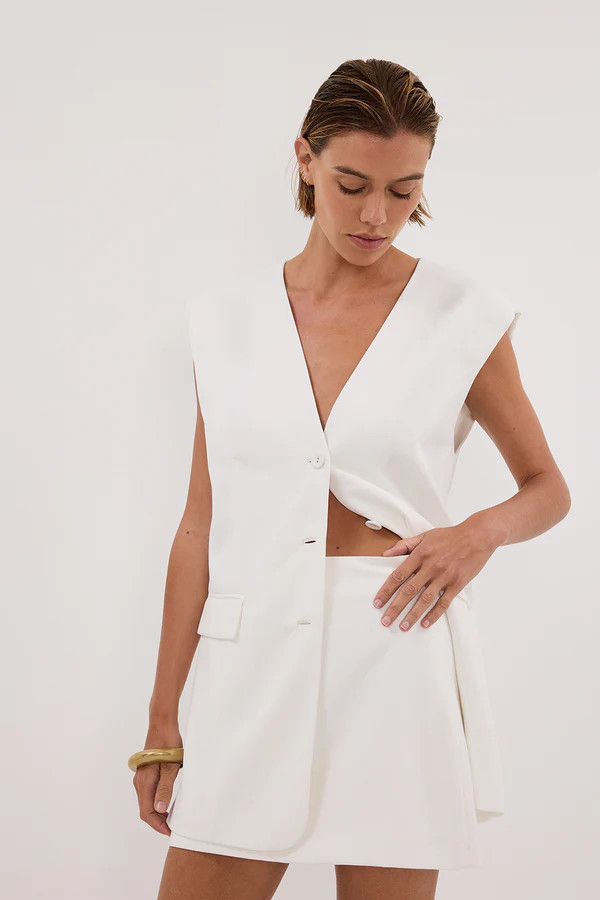 SOHO WHITE SKORT | DISSH