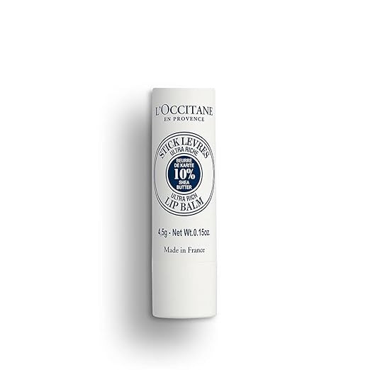 L'OCCITANE Ultra-Rich 10% Shea Butter Nourishing Lip Balm Stick: Moisturize Dry Lips, Twist Up, S... | Amazon (US)