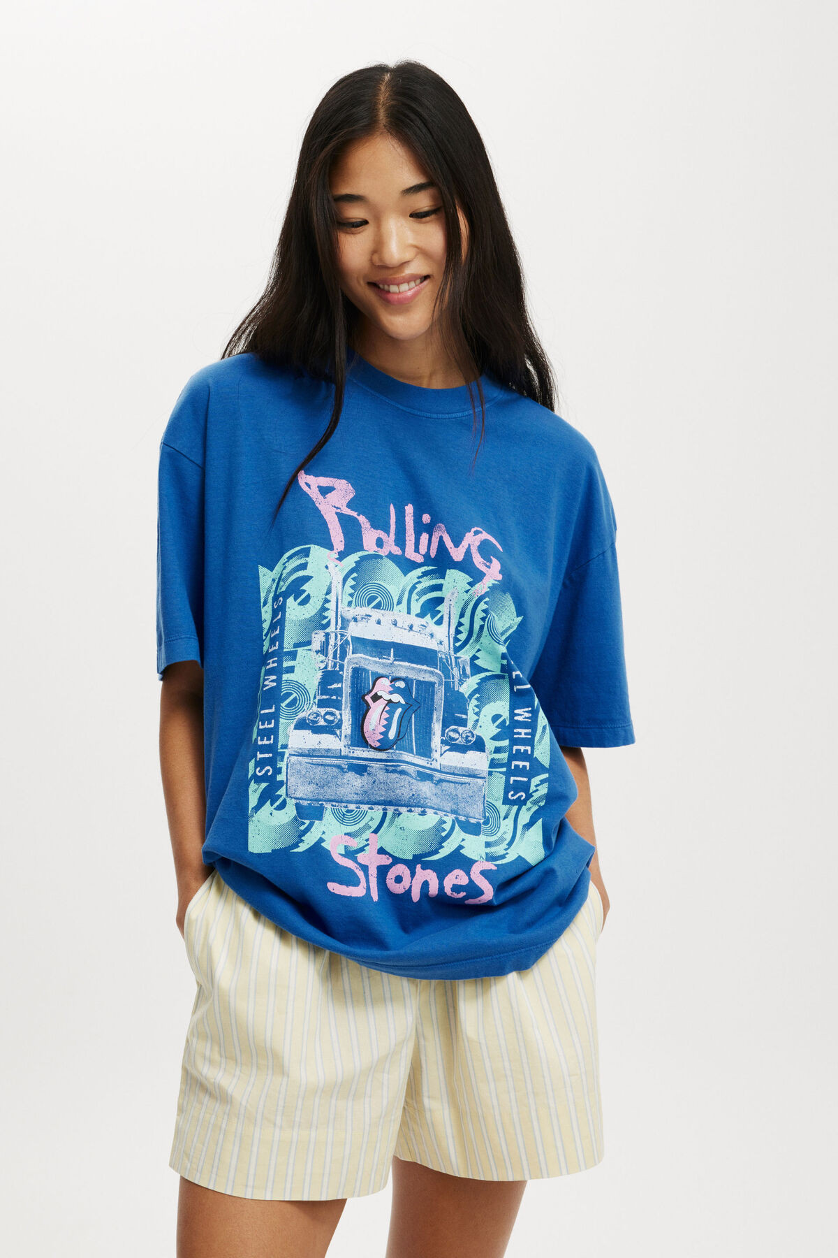 Rolling Stones Music Boxy Graphic Tee | Cotton On (US)
