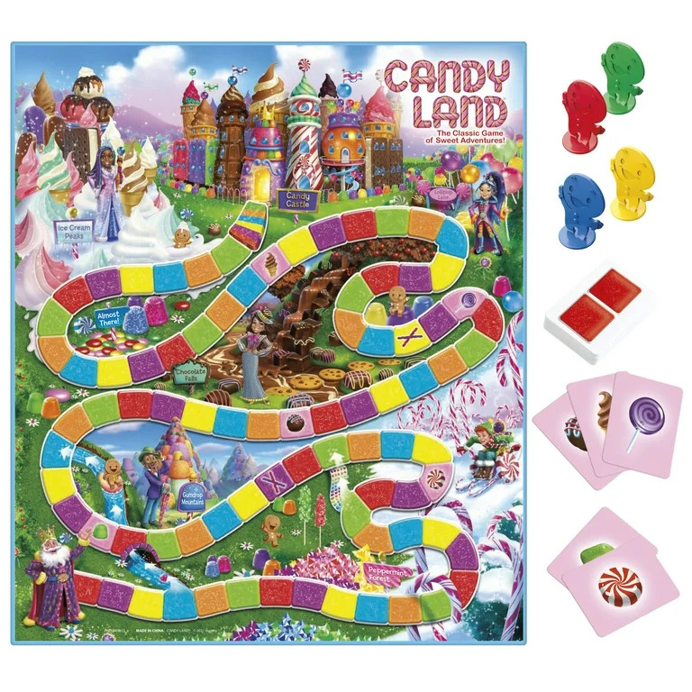 Candy Land Kids Board Game, Games for Preschoolers, 2-4 Players, Christmas Gifts for Kids, Ages 3... | Walmart (US)