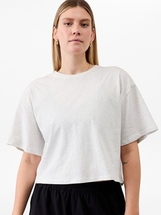 True Cotton Crop Tee | Athleta