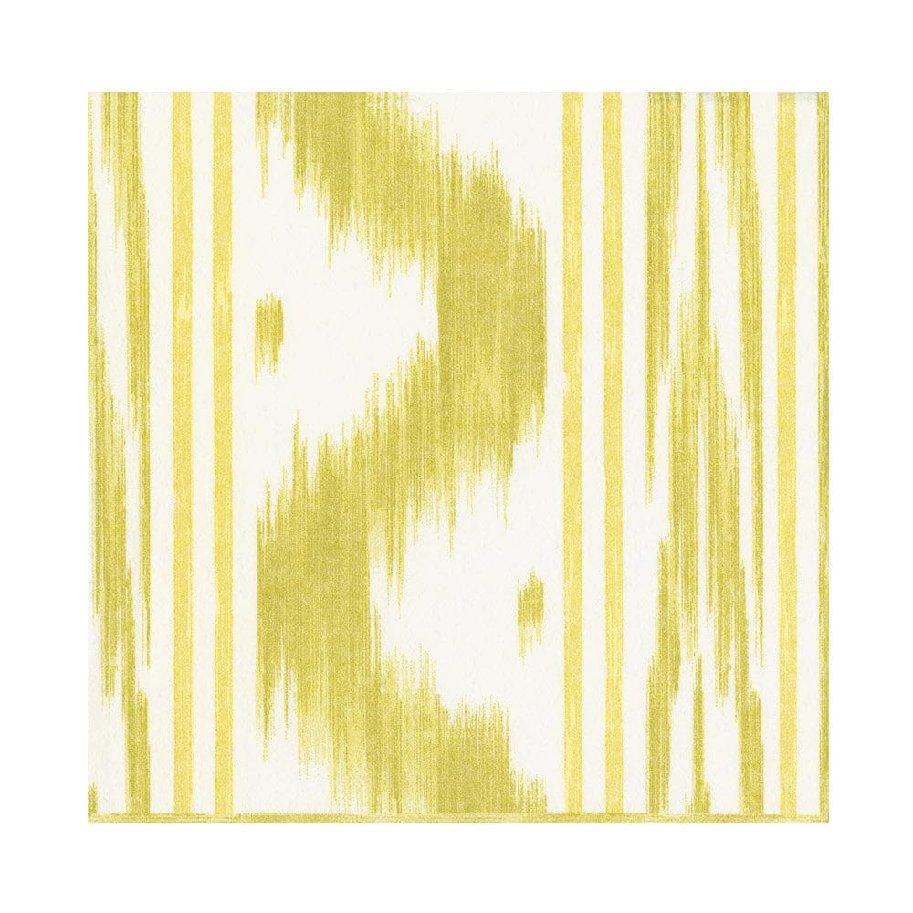 Caspari Toile De Nantes Yellow Paper Linen Luncheon Napkins - 15 Luncheon Napkins per Pack | Amazon (US)