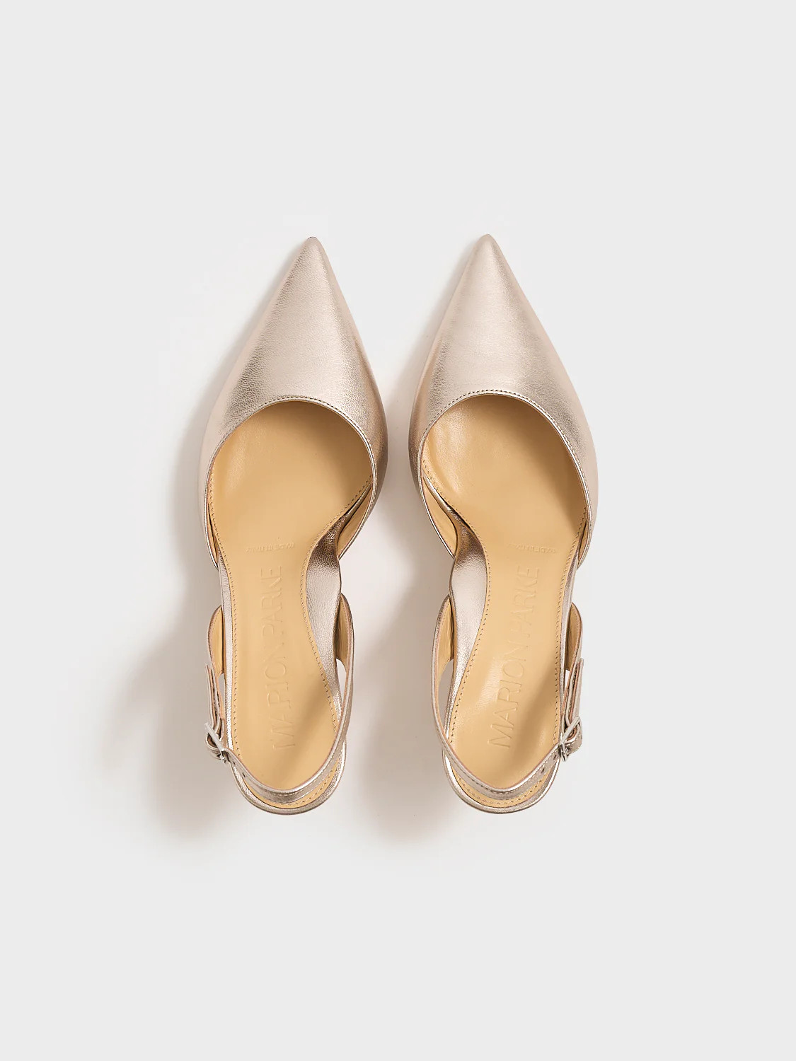 Classic Slingback 70 | Soft Gold | Marion Parke