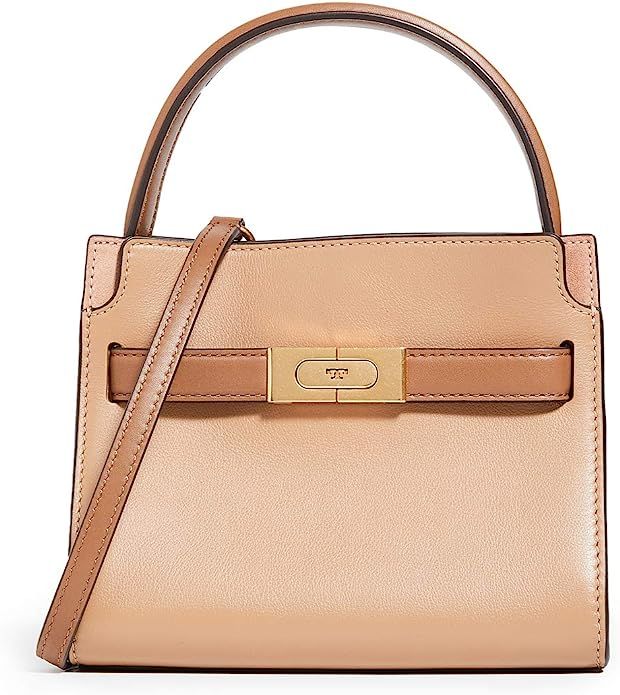 Tory Burch Women's Lee Radziwill Petite Double Bag, Tiramisu, Brown, One Size: Handbags: Amazon.c... | Amazon (US)