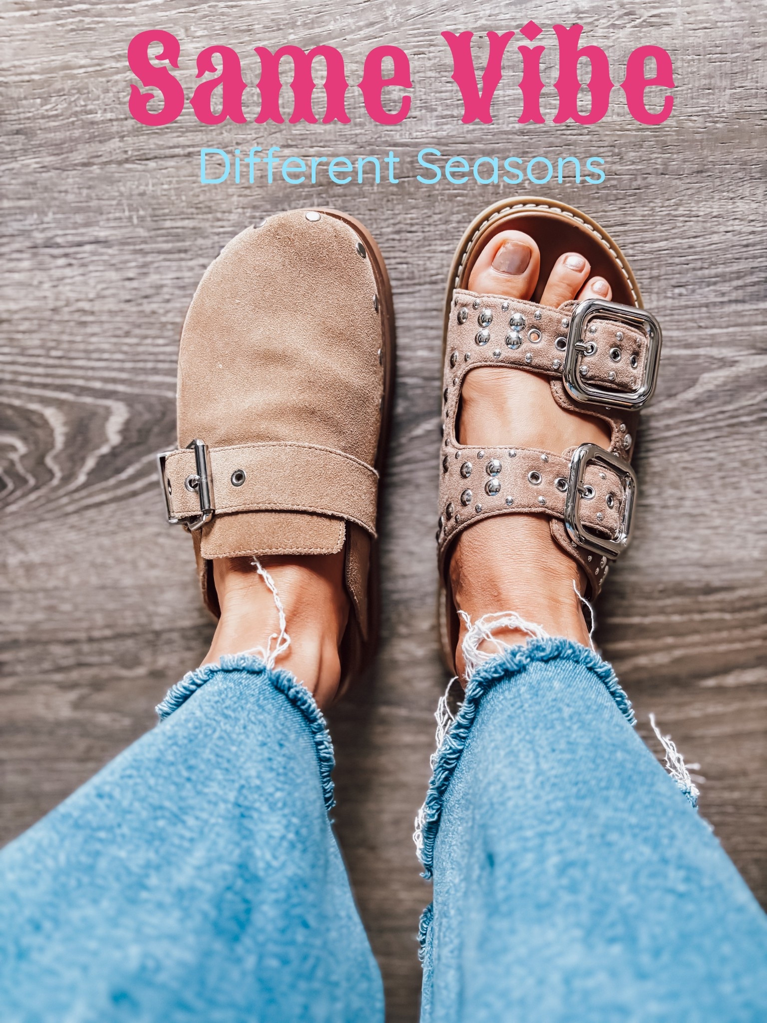 I love both of these shoes and their silver accents. True to size in the clog. Size up 1/2 side in the sandal. #summershoes

#LTKSeasonal #LTKShoeCrush #LTKSaleAlert