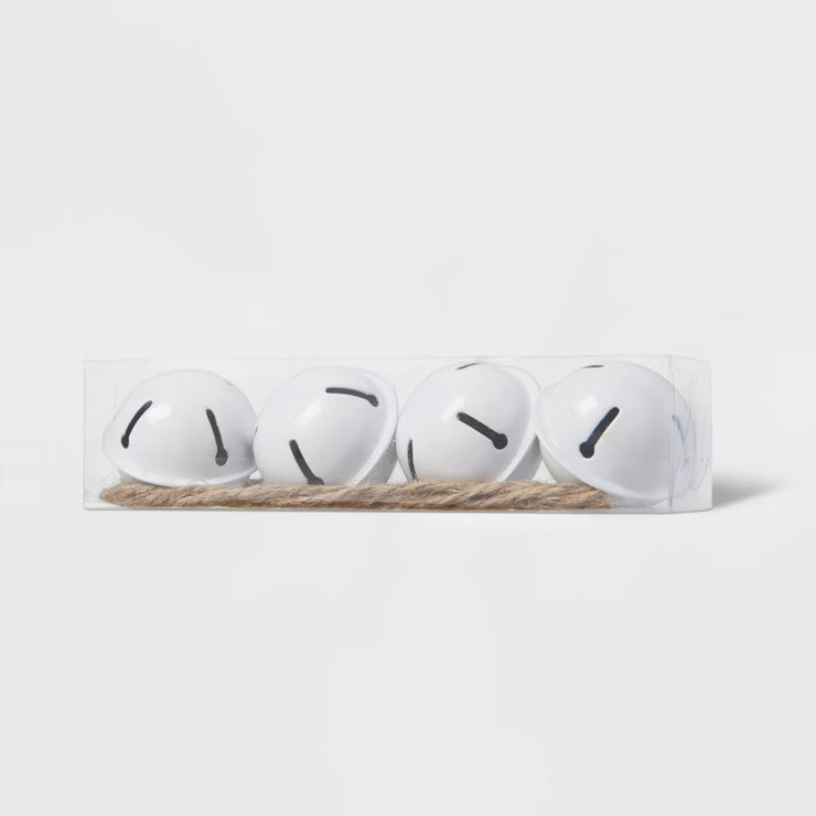 4ct Jingle Bell Christmas Ornament Set - Wondershop™ | Target