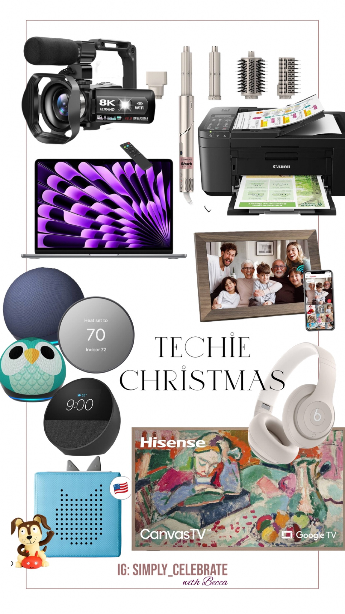 It’s a TECHIE CHRISTMAS!

Amazing Black Friday deals on tech -

Amazon devices, MacBook Air, printers, Beats headphones, frame tvs, Tonies, digital frames and more! 😍🖤🖤🖤

Check my other posts for more Black Friday deals 🖤

🖤Becca

#LTKSeasonal #LTKsalealert #LTKhome