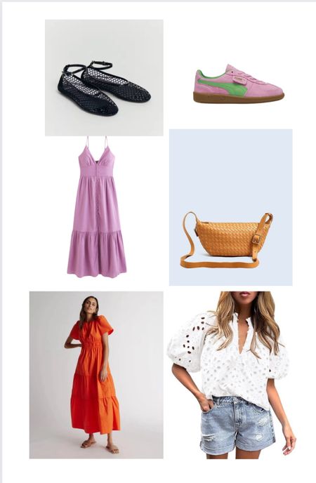 Best sellers this week! Favorite maxi dress dupe for Anthropologie dress eyelet blouse pink sneakers and ballet flats and Madewell crossbody 

#LTKfindsunder100 #LTKover40