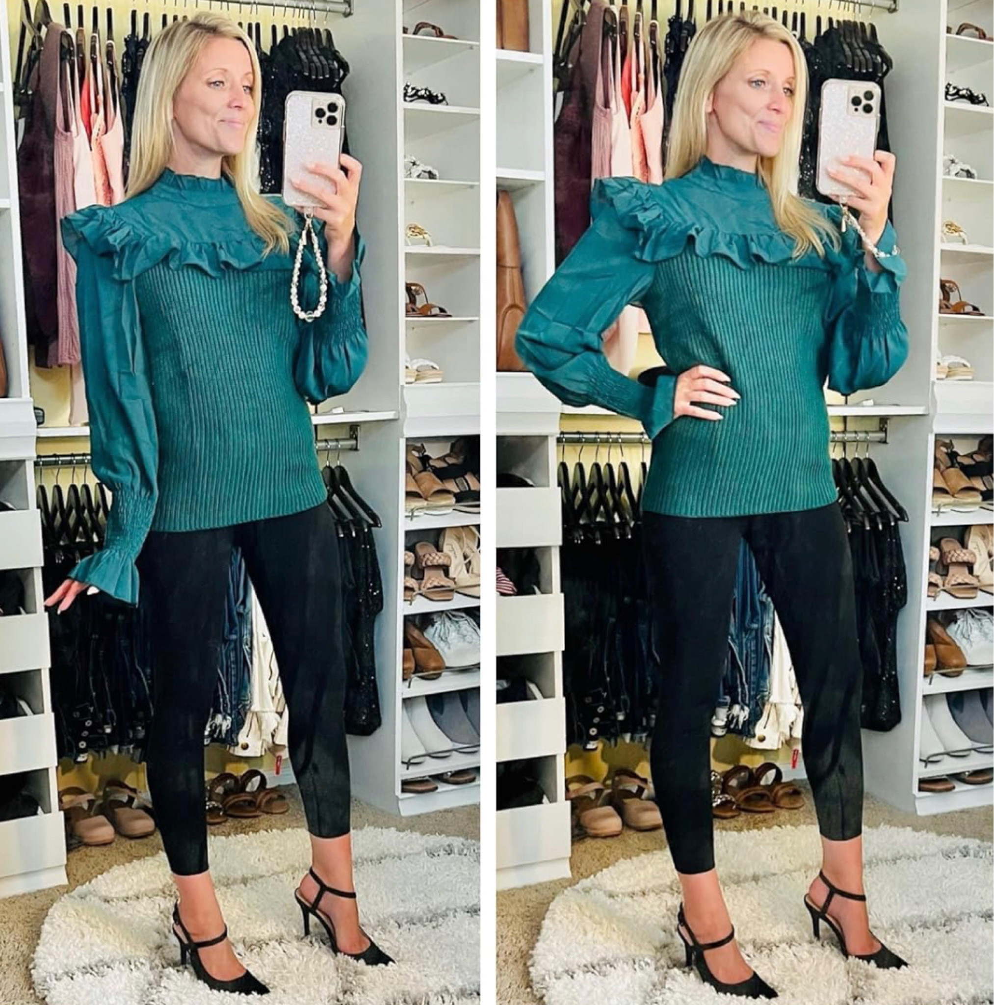 I could not love this top anymore! The ruffles just get me! 🤩

#LTKSeasonal #LTKfindsunder50 #LTKstyletip