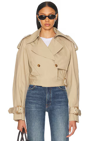 Chiltern Cropped Trench Jacket | FWRD 