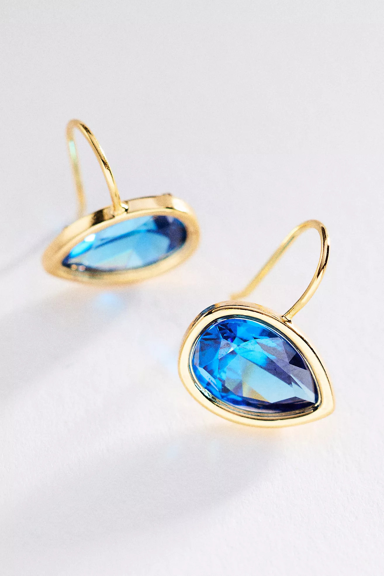 Pear Crystal French Hook Earrings | Anthropologie (US)