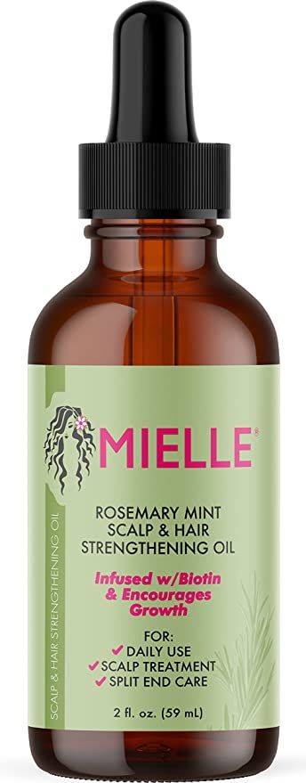 Amazon.com: Mielle Organics Rosemary Mint Scalp & Hair Strengthening Oil With Biotin & Essential ... | Amazon (US)