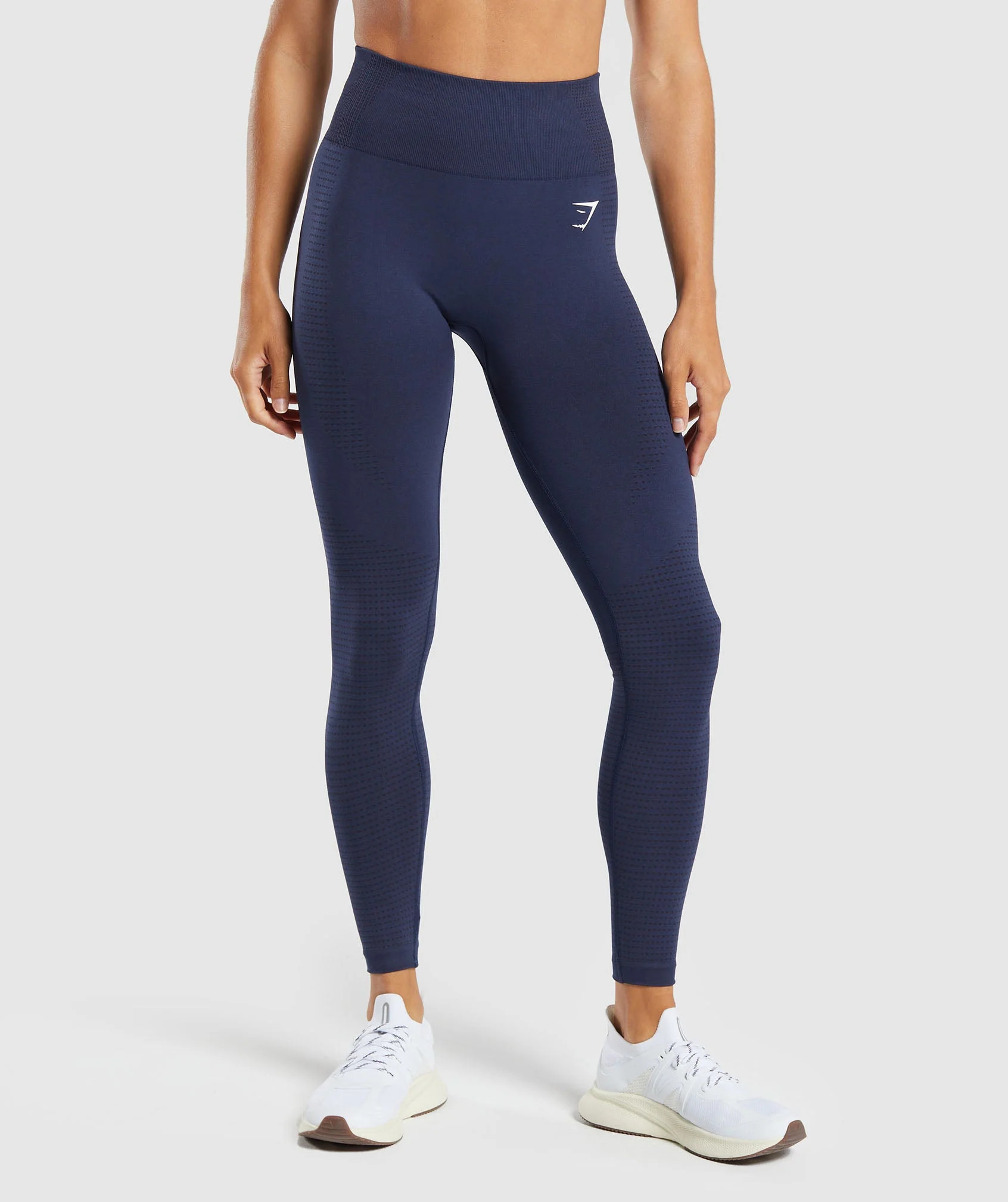Gymshark Vital Seamless Leggings - Heavy Blue/ Marl | Gymshark US