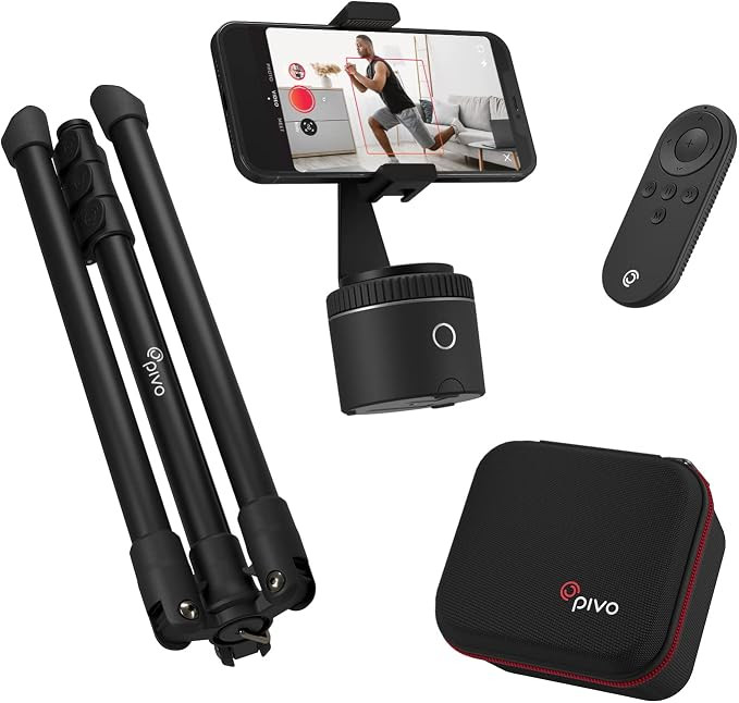 Pivo Pod Active Auto Motion Sensor Tracking Smartphone Pod & Holder for Handsfree 360° Rotation ... | Amazon (US)