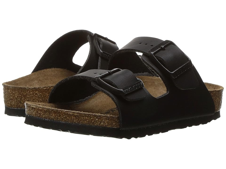 Birkenstock Kids Arizona (Toddler/Little Kid/Big Kid) (Black Birko-Flor) Girls Shoes | Zappos