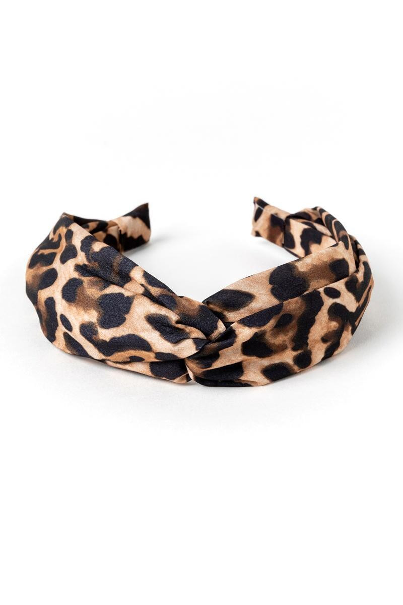 Hailey Classic Leopard Knot Headband | Francesca’s Collections