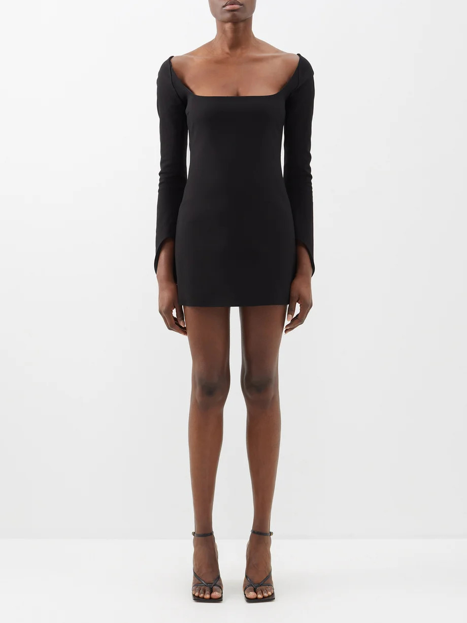 Tate square-neck stretch-knit mini dress | Matches (APAC)