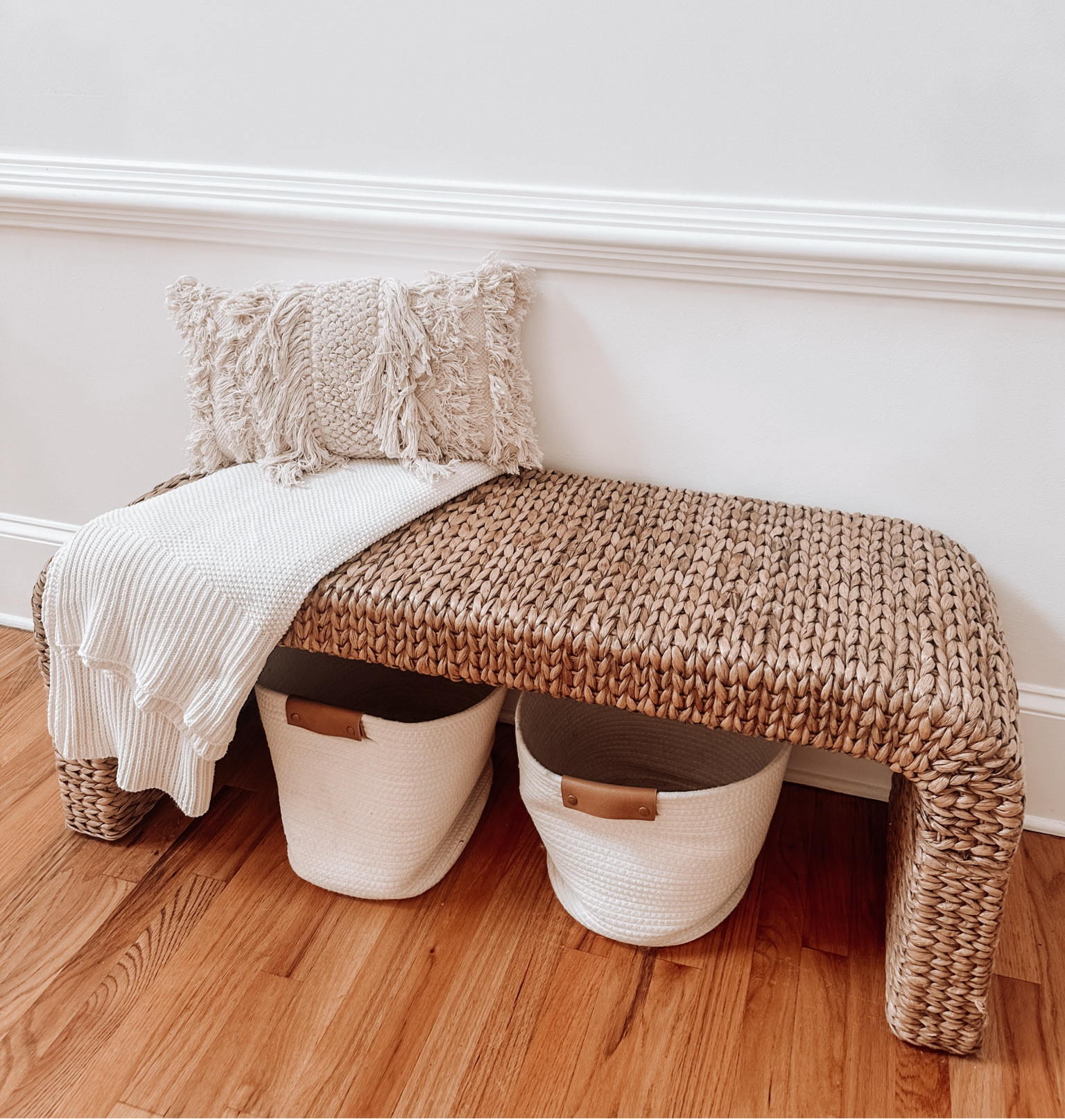 The bench in my entryway is on major sale!! I love this little spot in my home. 

#LTKHome #LTKSummerSales #LTKStyleTip