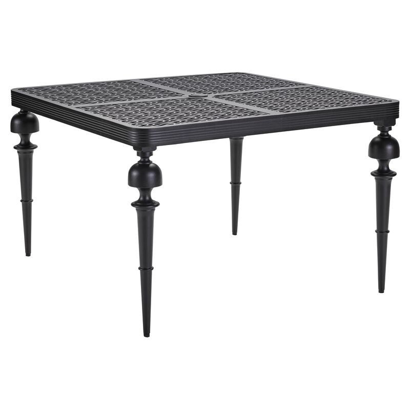 Hemingway Square Dining Table, Black | One Kings Lane
