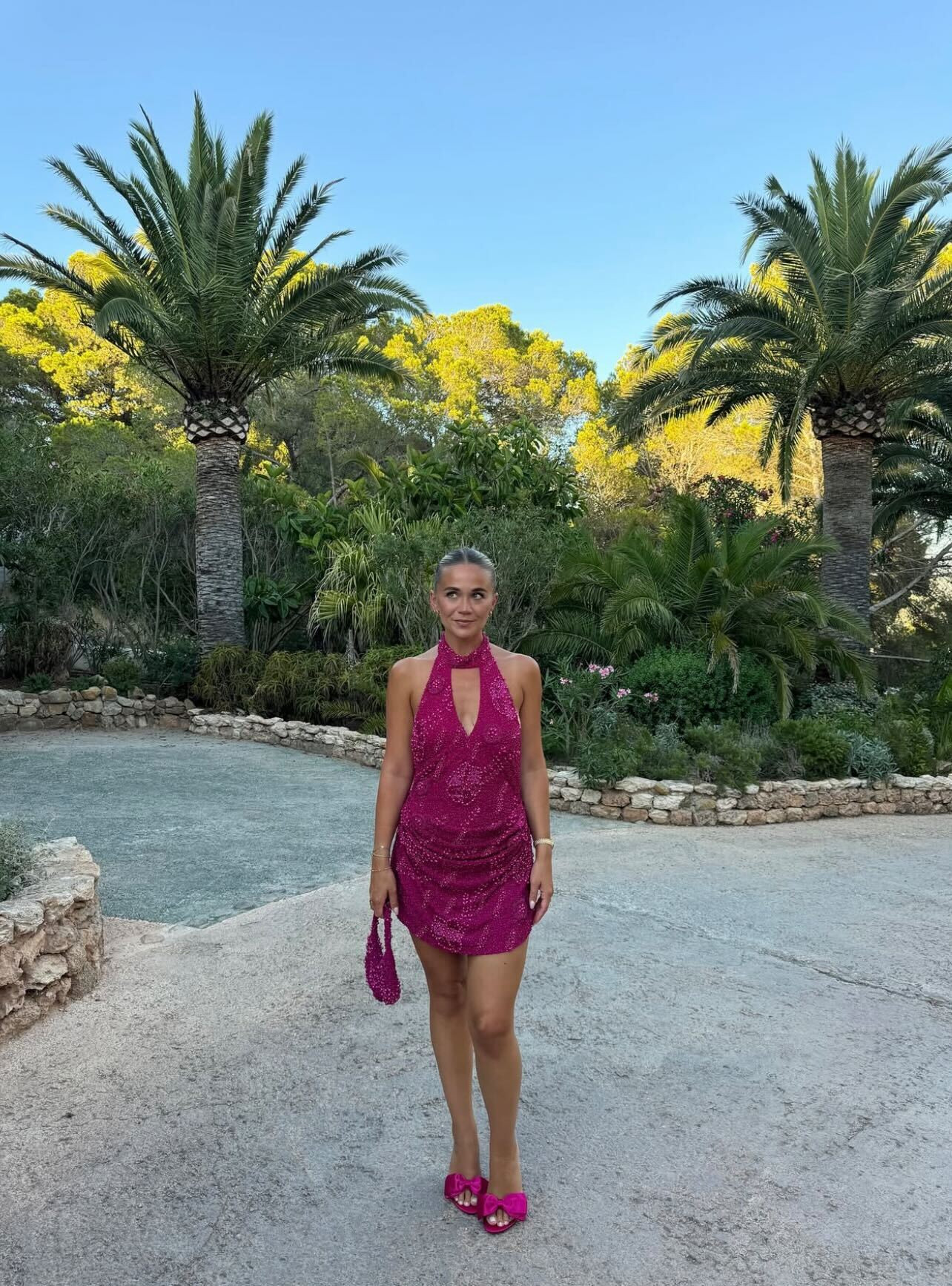 Mini Dress, Bag, Satin Mules, Khanum's, Mytheresa 

 #LTKuk #LTKsummer