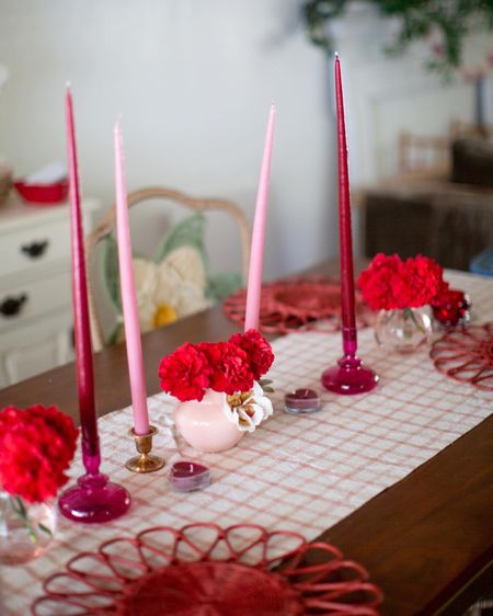 Love these tall pink taper candles 

#LTKSeasonal #LTKunder50 #LTKhome