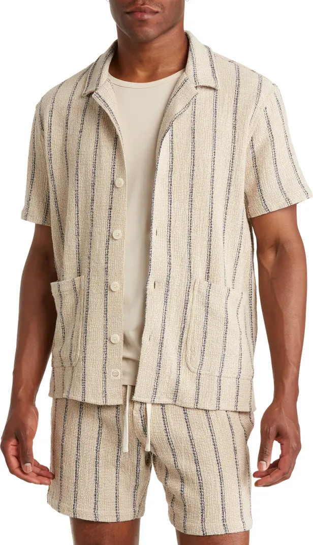 Diego Stripe Camp Shirt | Nordstrom