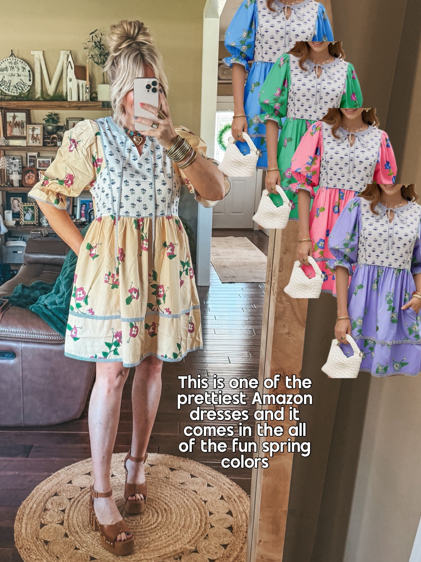 This dress is so pretty! It comes in all of the perfect spring colors for Easter!! 👏🏼🥰
#easterdress #dress #floraldress 

#LTKootd #LTKOver40