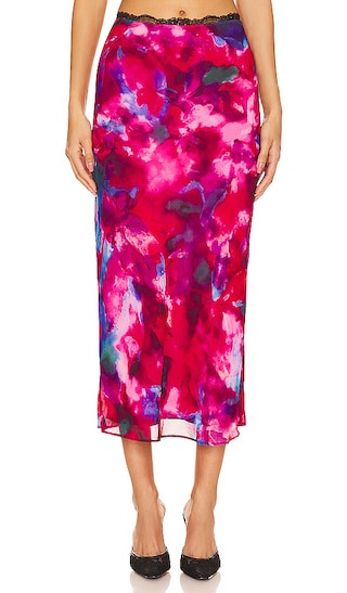 Phoenix Maxi Skirt in Welling Floral Multi | Revolve Clothing (Global)