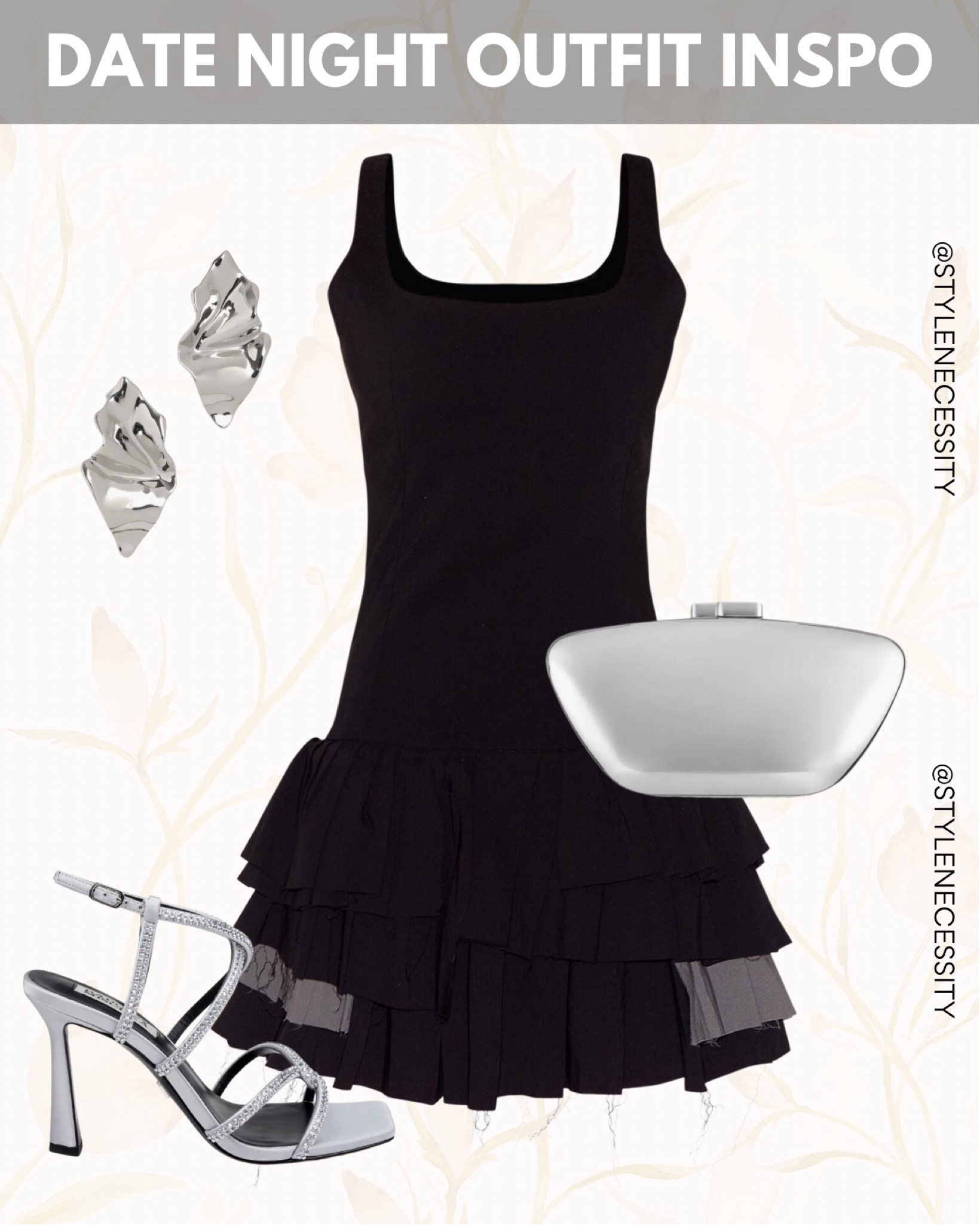 Turn heads this date night with the timeless elegance of a Little Black Dress ✨ Paired with chic silver accessories for the perfect balance of classic and modern. Ready to shine on your next night out? #DateNightOutfit #LittleBlackDress #SilverAccessories #OOTD #StyleInspo #FashionGoals #LBD

#LTKdatenight #LTKpartywear #LTKeurope