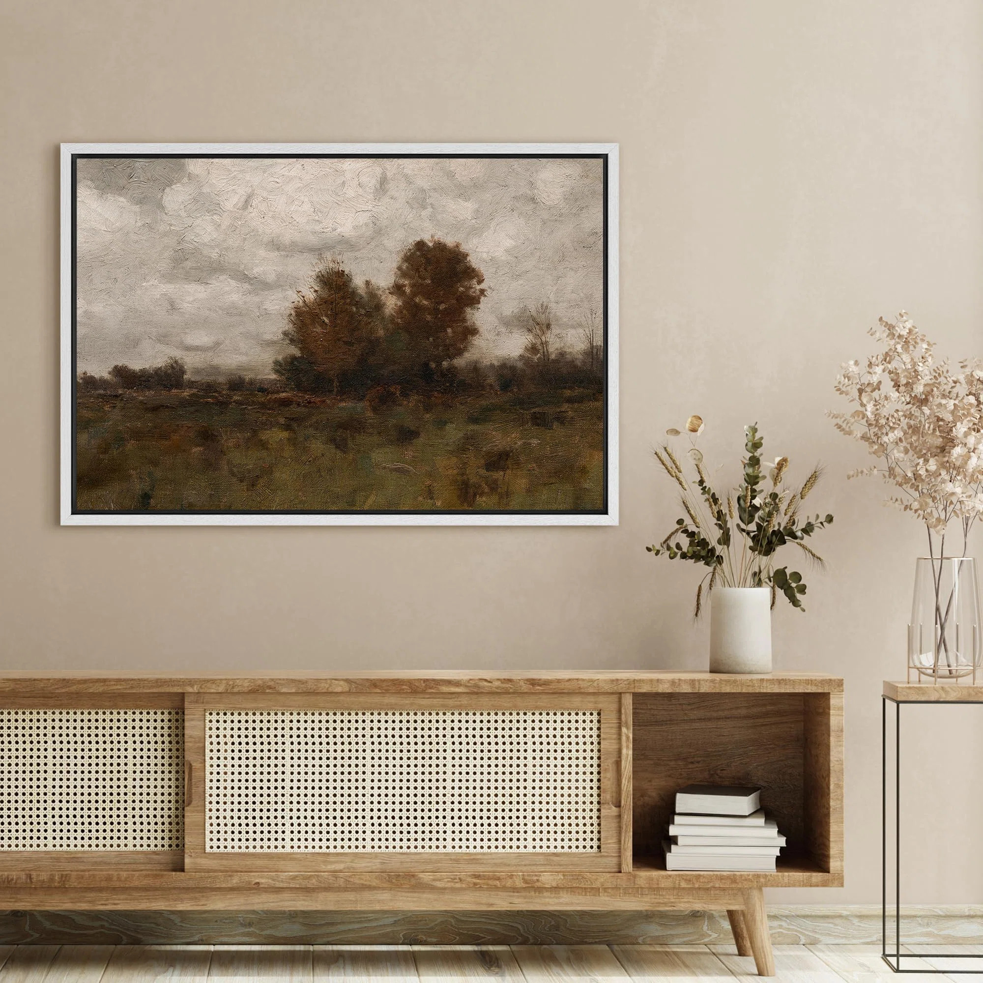 wall26 Brooding Autumn Landscape Moody Fall Scene Illustrations Rustic French Country | Wayfair | Wayfair North America