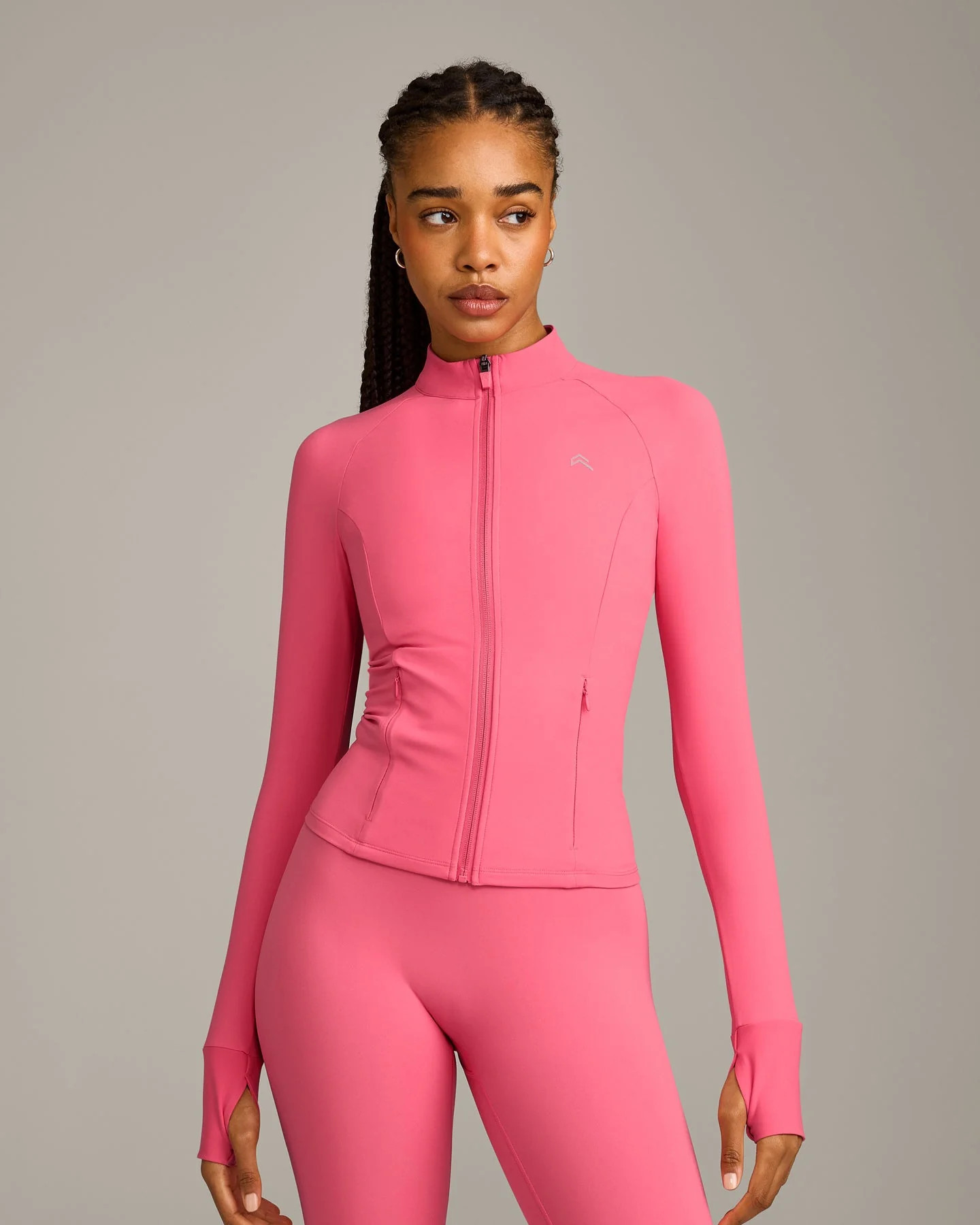 UnifiedMove Pocket Jacket with Reflective Logo 
 Hot Girl Pink | Oner Active (UK / US)