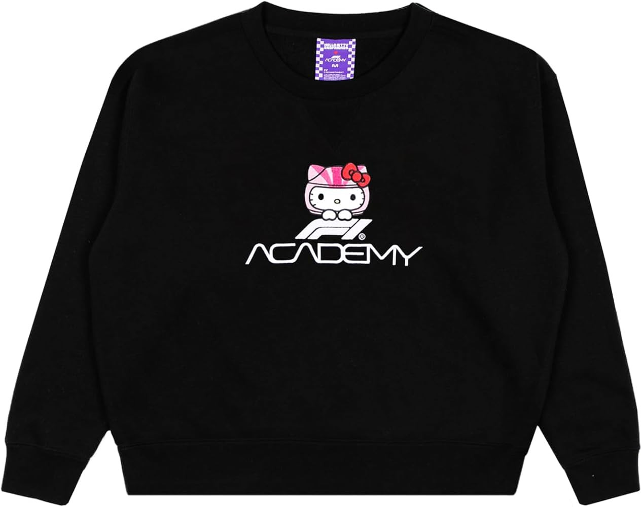 F1A x Hello Kitty Women's Applique Crew Sweatshirt | Amazon (US)