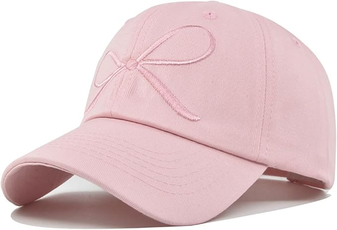 Womens Baseball Caps Bow Hat Cute Trucker Hats for Girl Fashion Gorras para Mujer Mens Embroidery... | Amazon (US)