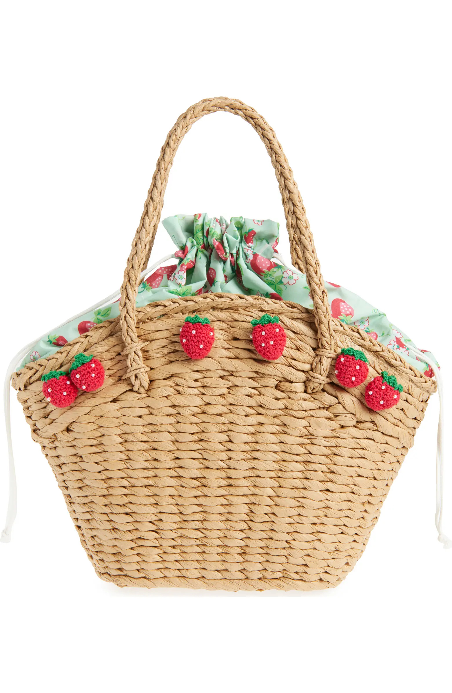 Kids' Strawberry Straw Handbag | Nordstrom