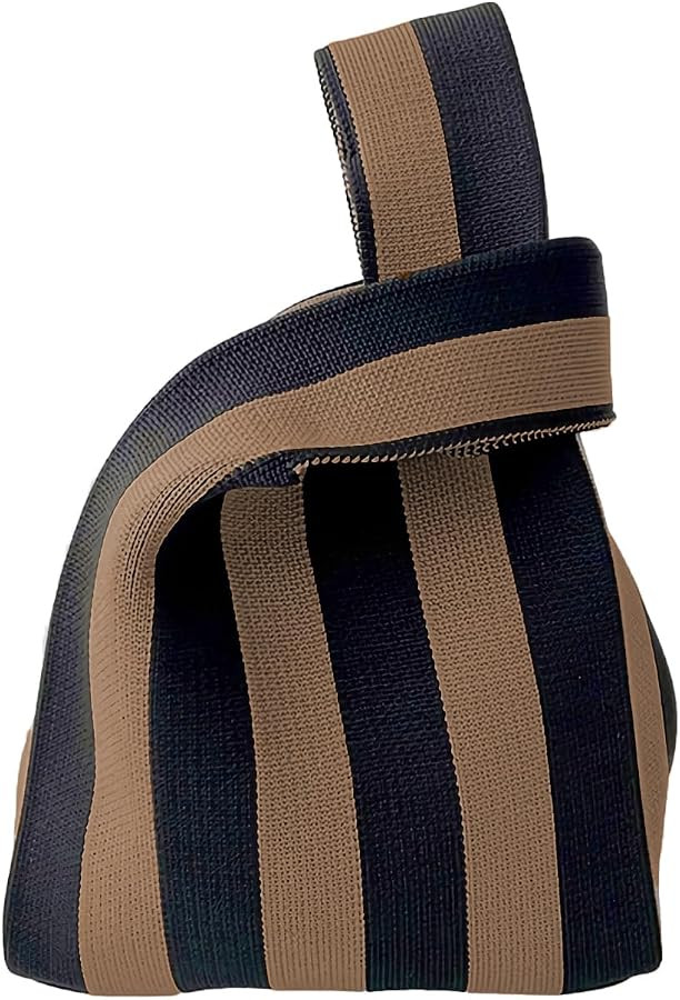Small Wrist Knot Bag for Women Knitted Purse | Amazon (US)