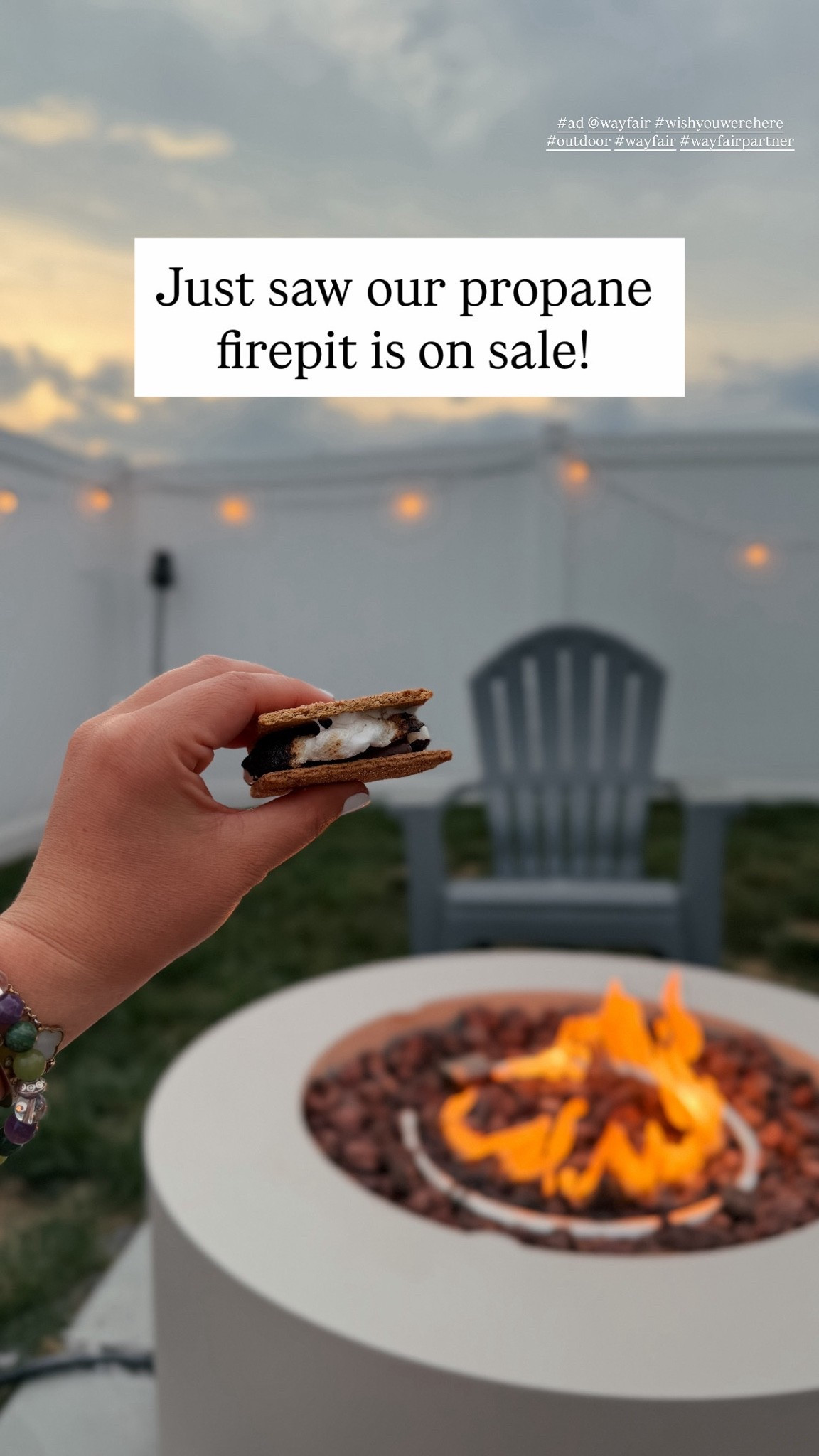 #ad We just got this new firepit and are loving it! They also have covers for your propane tanks to make them less noticeable and makes it into a table to be more functional! 

@wayfair #wishyouwerehere #outdoor #wayfair #wayfairpartner

#LTKSeasonal #LTKHome #LTKSaleAlert