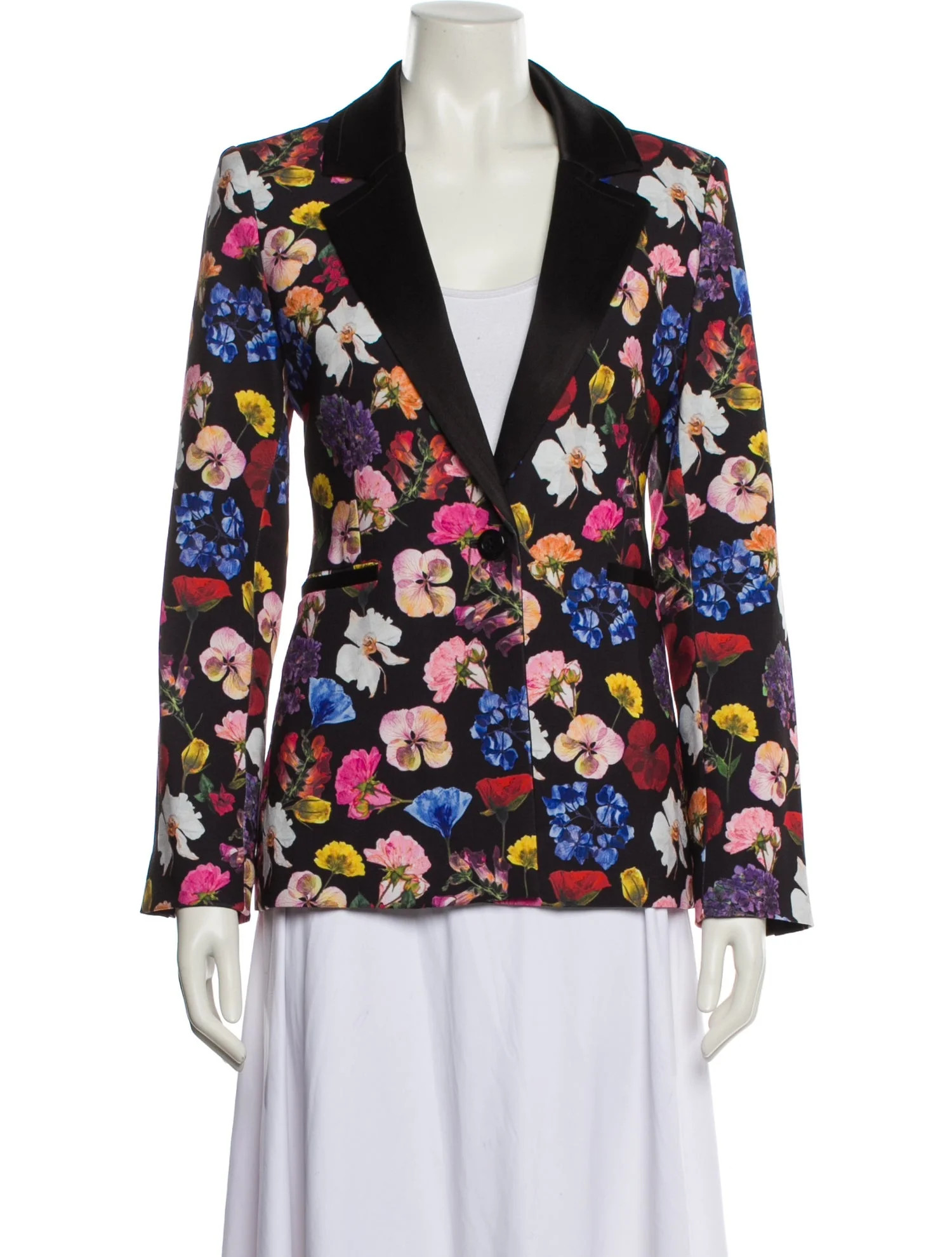 Alice + Olivia Floral Print Blazer - Jackets, Clothing - WAO567605 | The RealReal | The RealReal