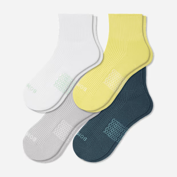 Women's Modern Rib Quarter Sock 4-Pack | Bombas