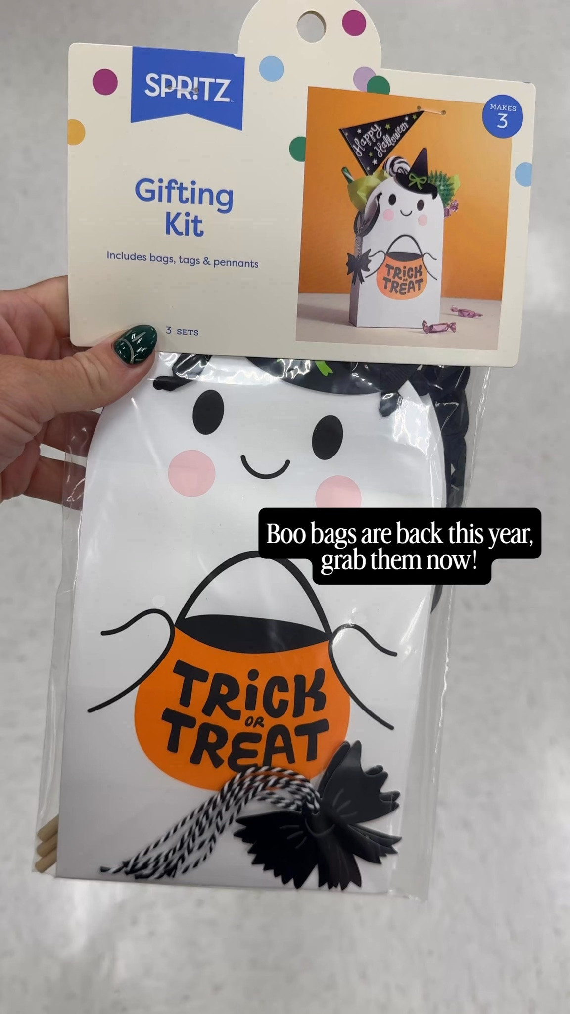 It’s the season of boo bags, grab these at Target before they run out.

#Halloween #HalloweenKids #BooBags #HalloweenTreats #HalloweenGifts ￼

#LTKmomlife #LTKKids #LTKSeasonal