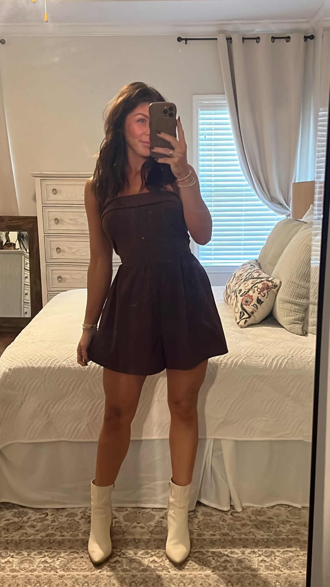 The perfect fall romper/dress!! 🤎 

#LTKFindsUnder50 #LTKStyleTip #LTKSeasonal