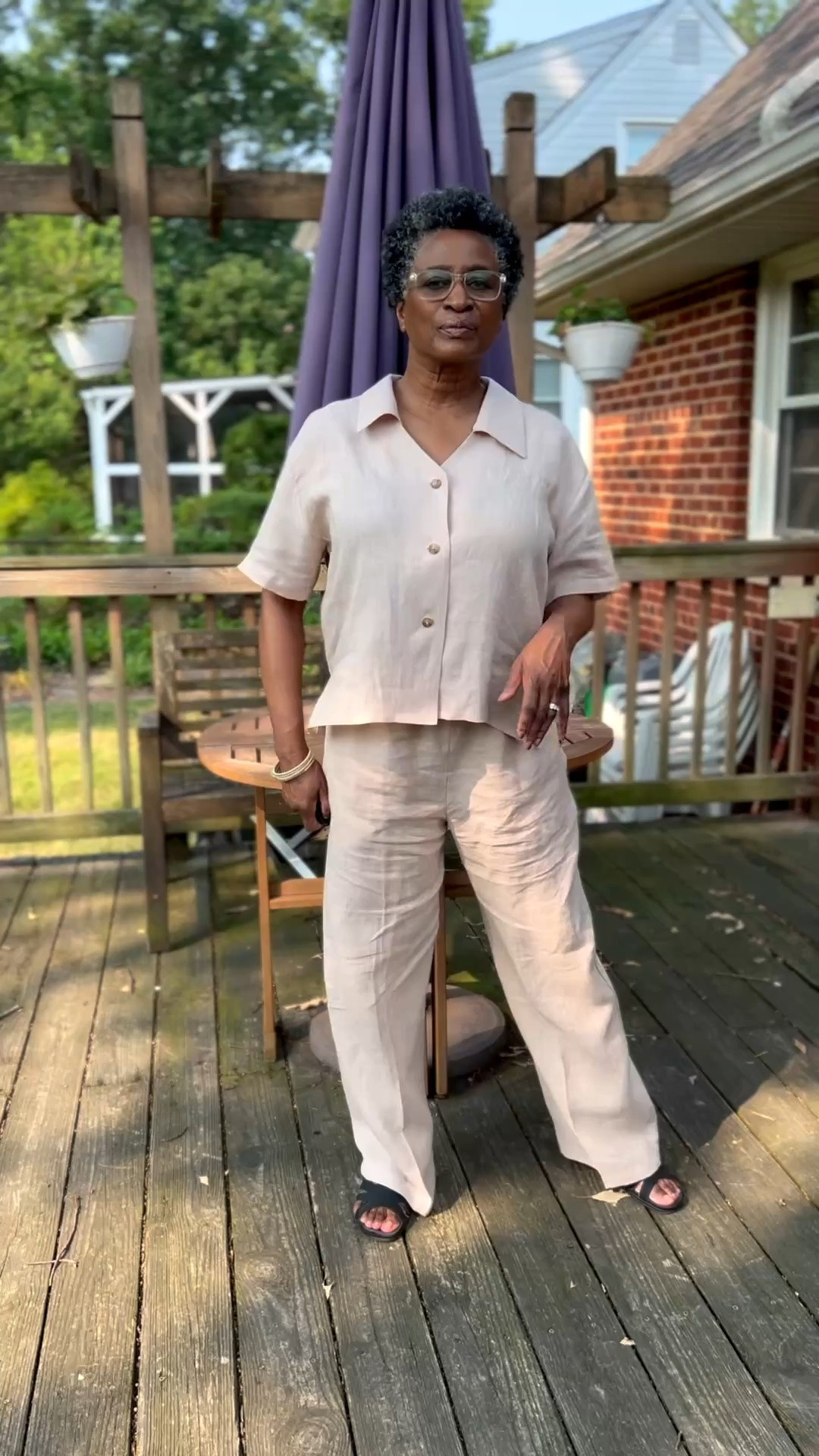 Another episode of Buy Or DIY! 
I made this linen set, but if you don’t sew and want to buy a similar look, I have some options for you.

#LTKOver40 #LTKSeasonal