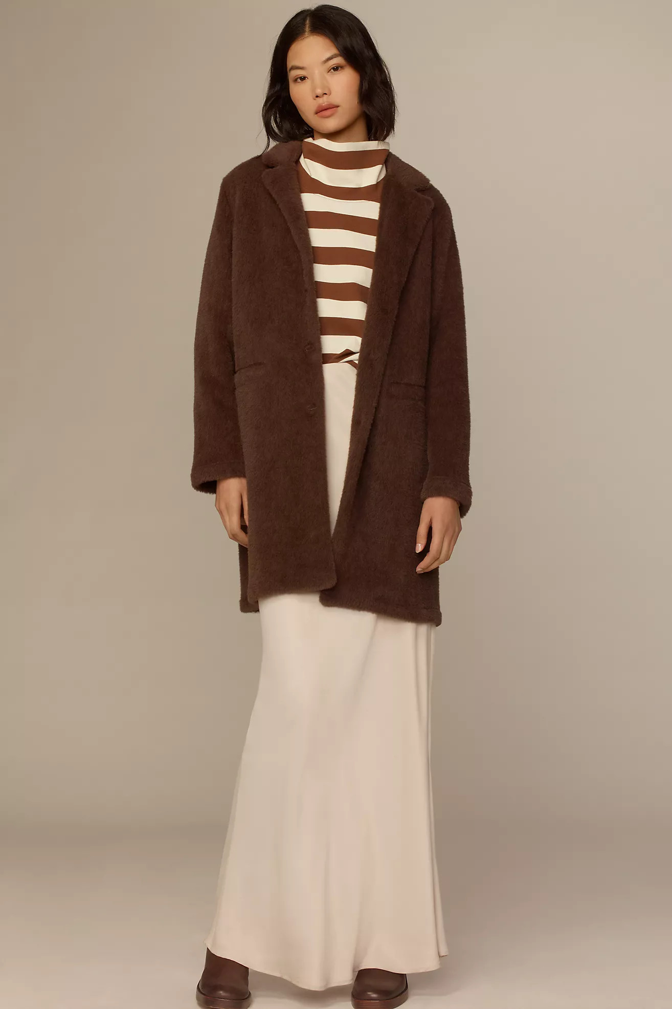 Sanctuary Hometown Fuzzy Knit Coat | Anthropologie (US)