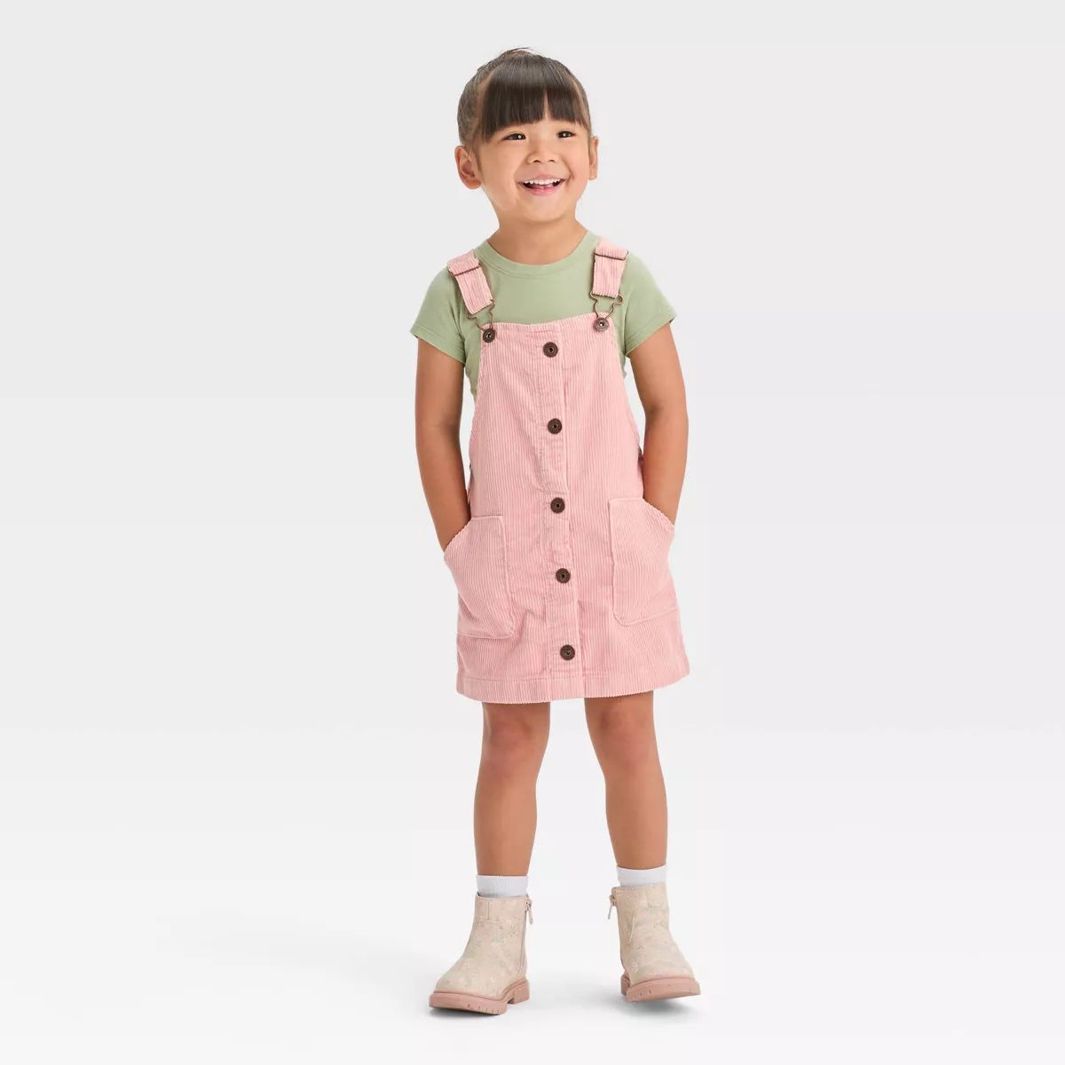 OshKosh B'gosh Toddler Girls' Corduroy Skirtall - Pink | Target