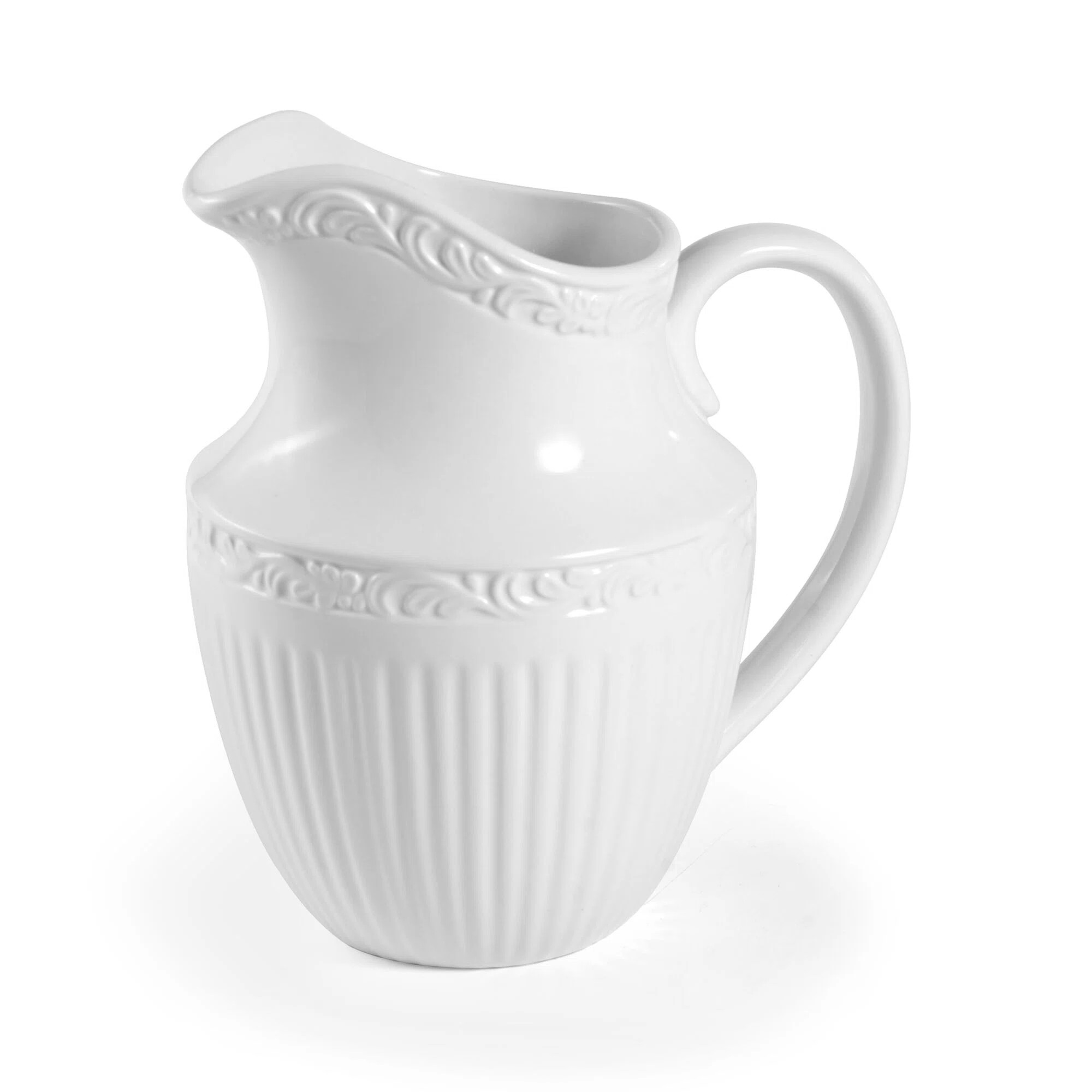 Mikasa Italian Countryside 43-Oz Pitcher, White & Reviews | Wayfair | Wayfair North America