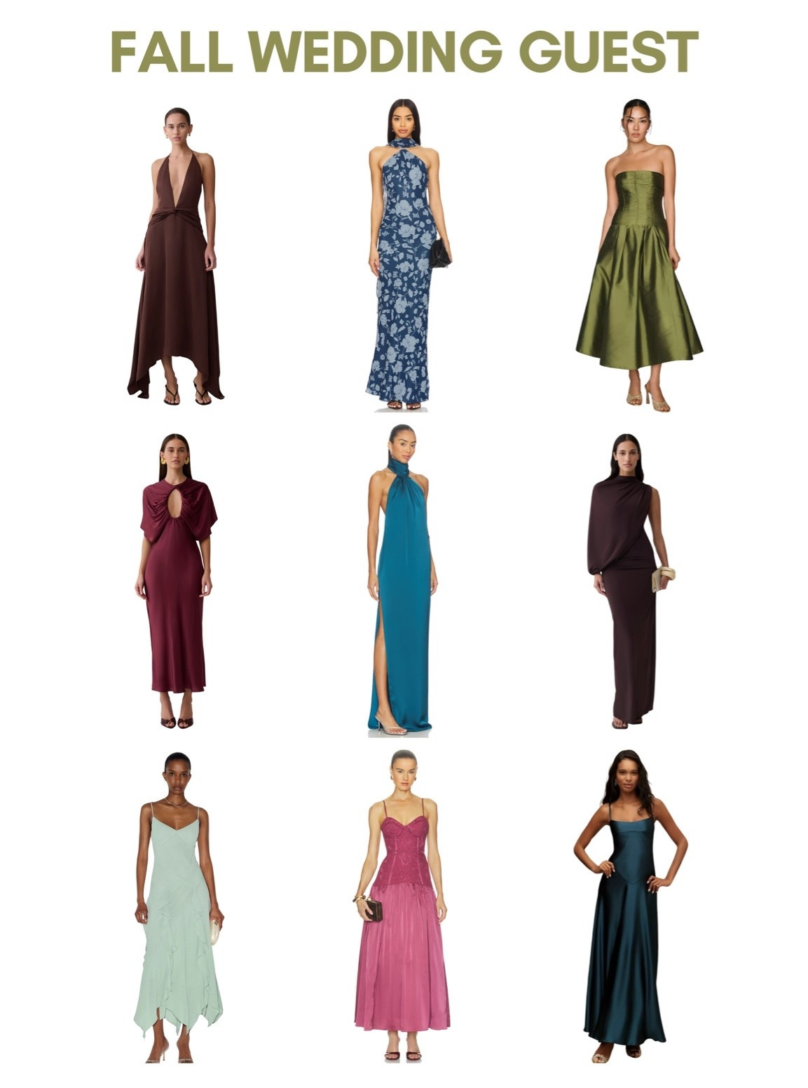 [9/1/26] fall wedding guest dress edit 💚

#LTKootd #LTKSeasonal #LTKWedding