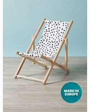 29in Kids Dalmatian Print Deck Chair | HomeGoods