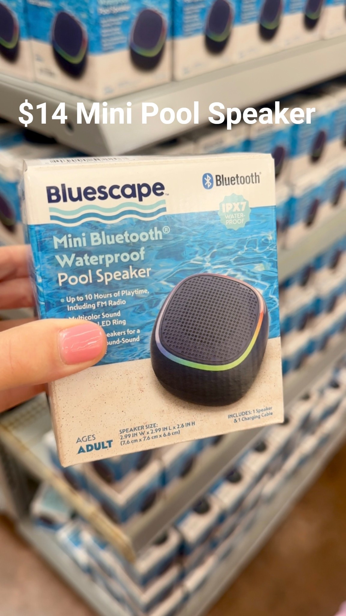 We bought this speaker last year and used it all the time by the pool, on the boat, at the beach, etc.  Only $14 and great quality! Such a good buy! 

#LTKFamily #LTKSwim #LTKTravel