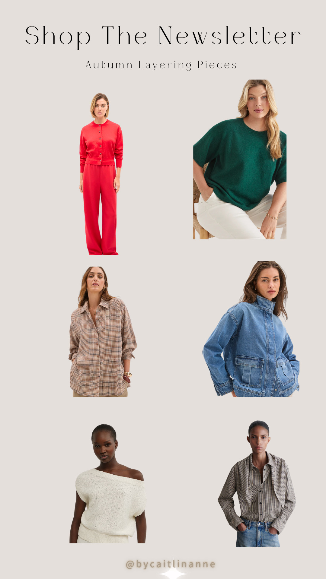 Your updated Autumn Pieces featured in the CMSS Newsletter 

 #LTKaustralia #LTKstyletip #LTKautumn