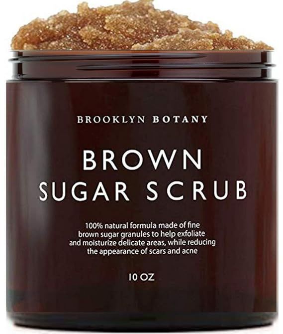 Brooklyn Botany Brown Sugar Body Scrub - Moisturizing and Exfoliating Body, Face, Hand, Foot Scru... | Amazon (US)