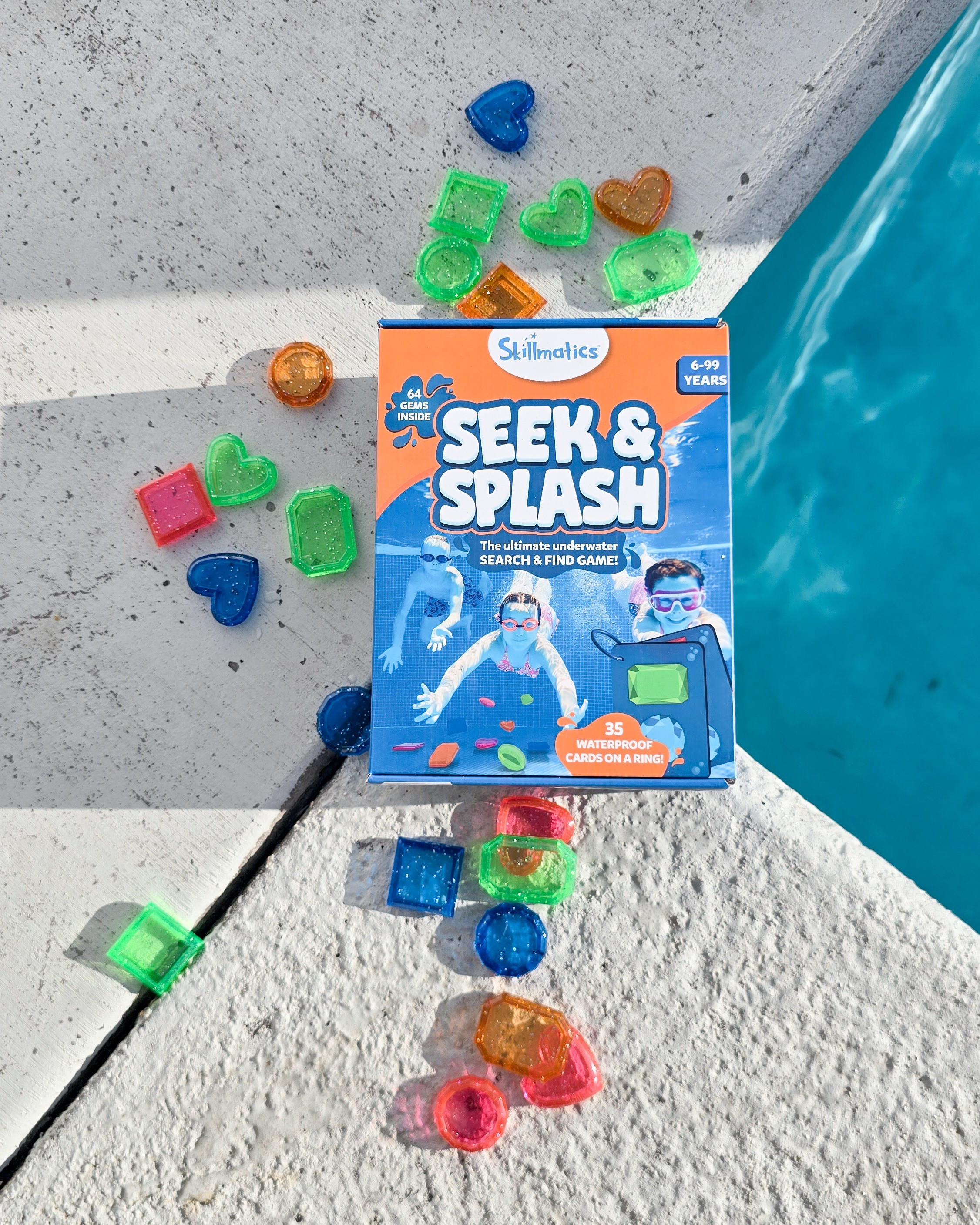 ☀️ Beat the heat + keep the kids learning! Emilia & Nick are obsessed with the Skillmatics Seek & Splash — part water play, part brain game 💦 Perfect for backyard fun, sensory play, AND sneaky learning 🙌 

#LTKKids #LTKSeasonal #LTKFamily